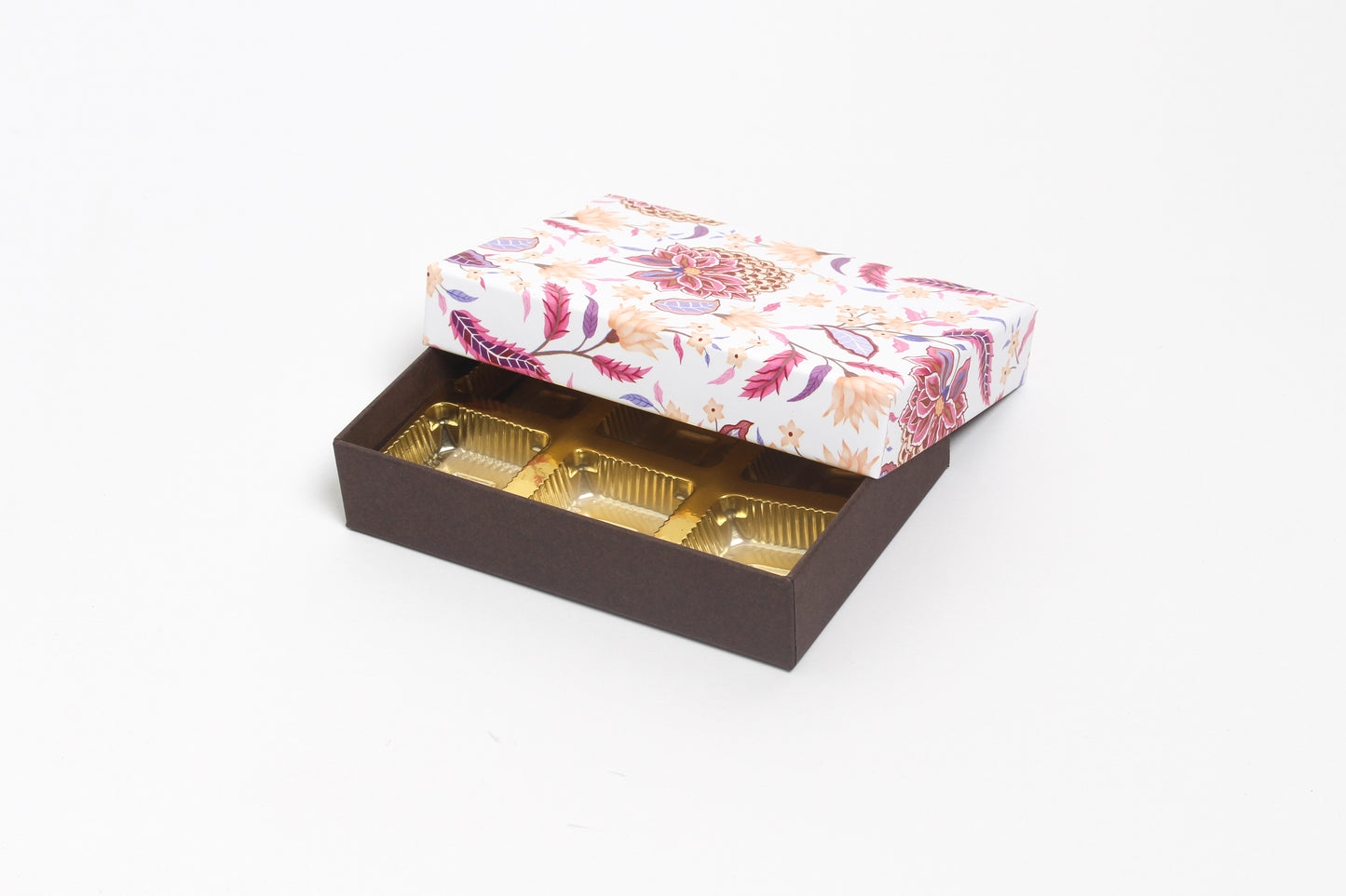 5.75" x 4" x 1.25" (6 Cavity Chocolate Box)