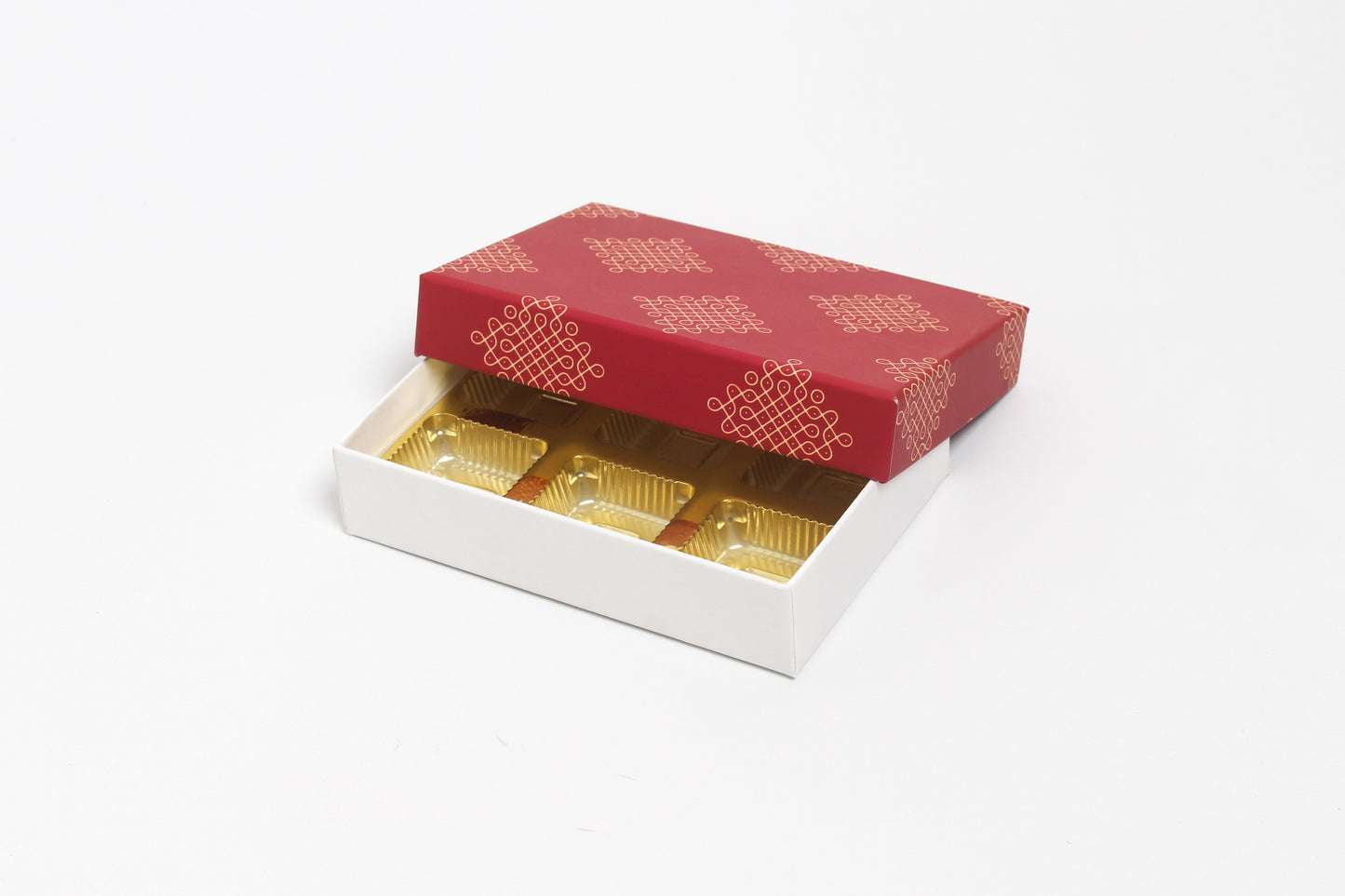 5.75" x 4" x 1.25" (6 Cavity Chocolate Box)