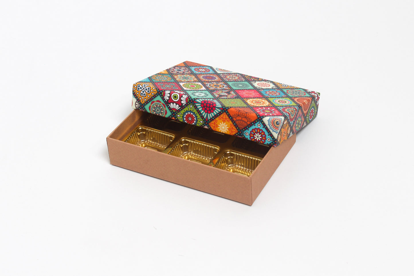 5.75" x 4" x 1.25" (6 Cavity Chocolate Box)