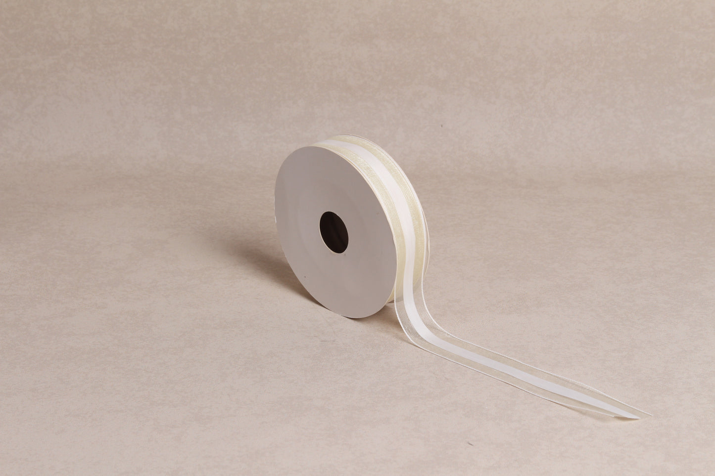 Center Stripe Organza Ribbon (25 mm) (18 m roll)
