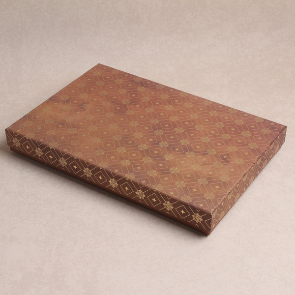 Geometric Chocolate Brown
