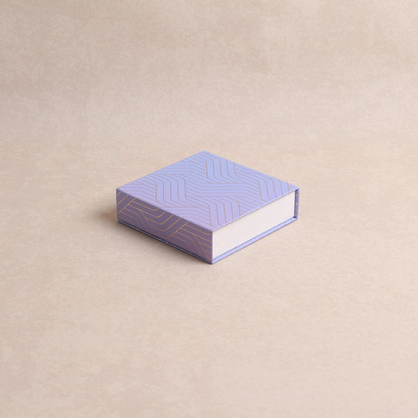 Geometric Lines Lavender Blue