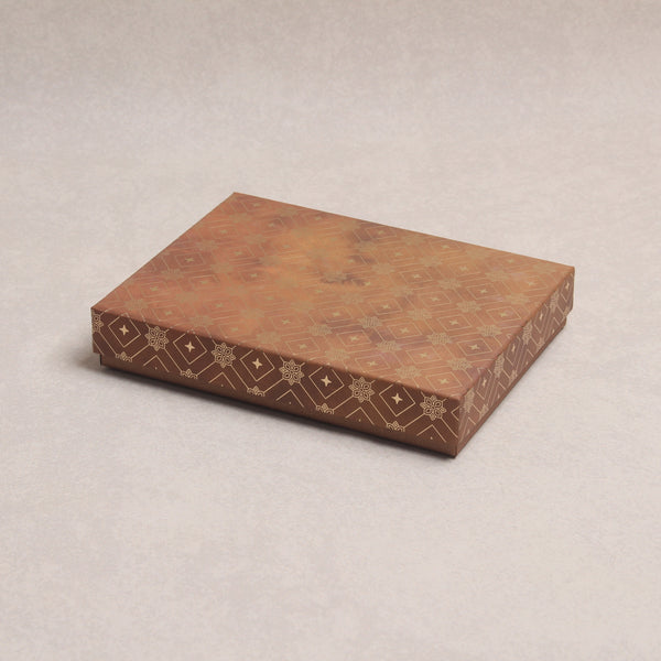 Geometric Chocolate Brown