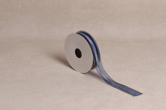 Center Stripe Organza Ribbon (25 mm) (18 m roll)