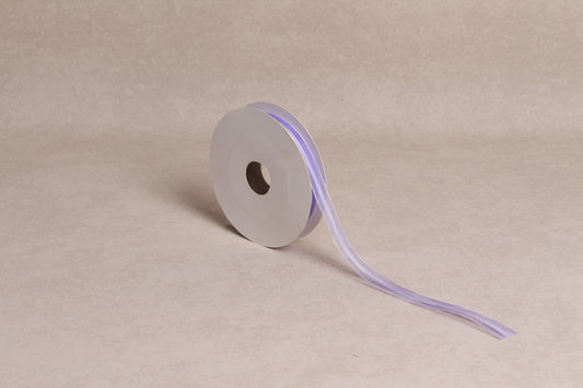 Center Stripe Organza Ribbon (15 mm) (18 m roll)