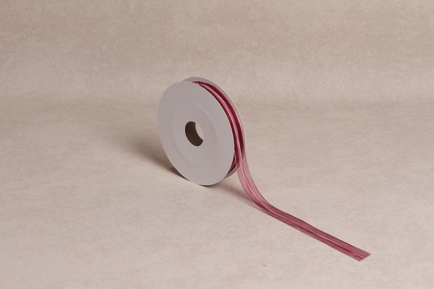 Center Stripe Organza Ribbon (15 mm) (18 m roll)