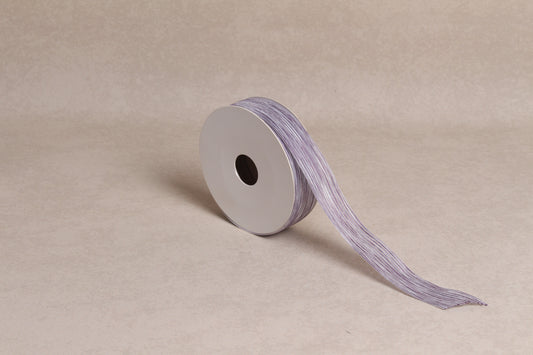 Striped Organza Ribbon (25 mm) (18 m roll)
