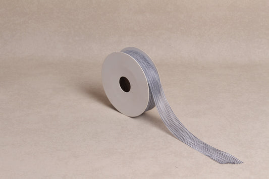 Striped Organza Ribbon (25 mm) (18 m roll)