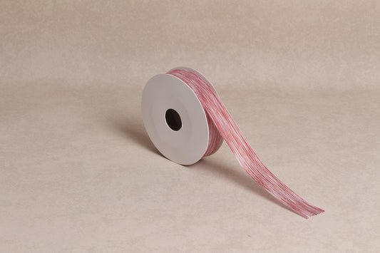 Striped Organza Ribbon (25 mm) (18 m roll)