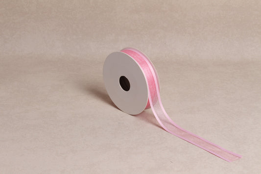 Satin Edge Organza Ribbon (25 mm) (18 m roll)
