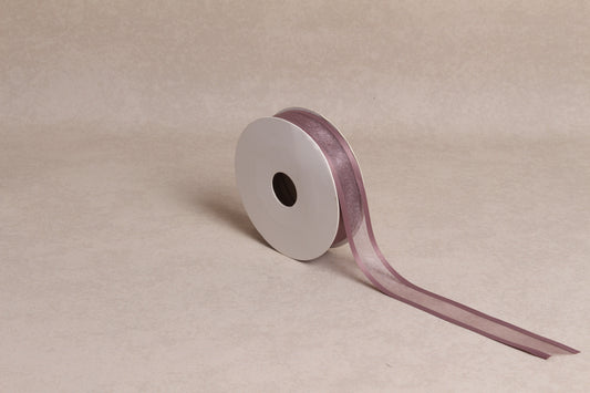 Satin Edge Organza Ribbon (25 mm) (18 m roll)