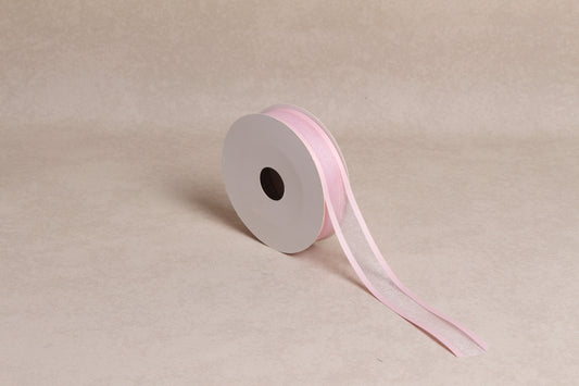 Satin Edge Organza Ribbon (25 mm) (18 m roll)
