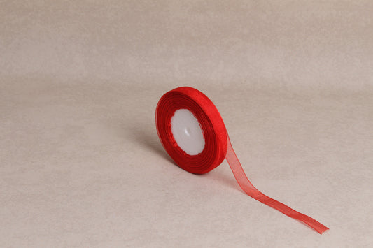 Plain Organza Ribbon (12 mm) (45 m roll)