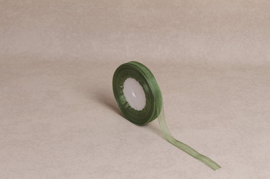 Plain Organza Ribbon (12 mm) (45 m roll)