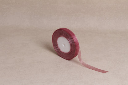 Plain Organza Ribbon (12 mm) (45 m roll)