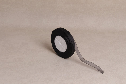Plain Organza Ribbon (12 mm) (45 m roll)