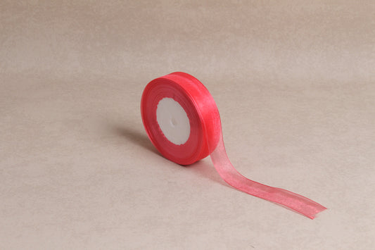 Plain Organza Ribbon (25 mm) (45 m roll)