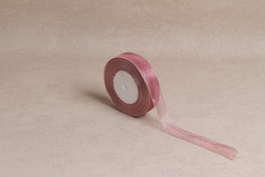 Plain Organza Ribbon (25 mm) (45 m roll)