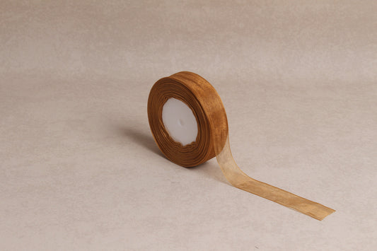 Plain Organza Ribbon (25 mm) (45 m roll)