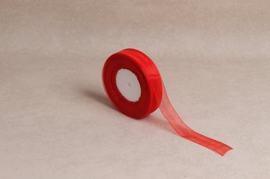 Plain Organza Ribbon (25 mm) (45 m roll)