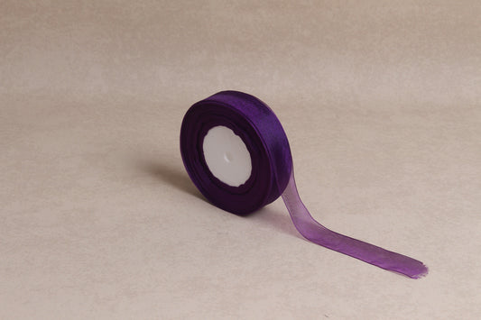 Plain Organza Ribbon (25 mm) (45 m roll)