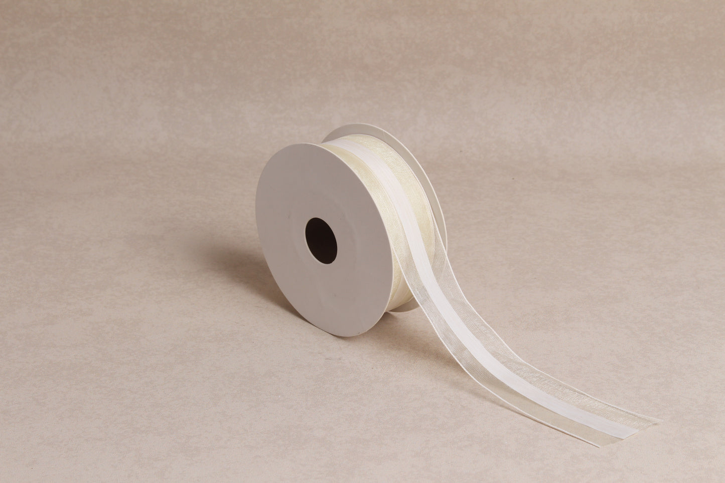 Center Stripe Organza Ribbon (38 mm) (18 m roll)