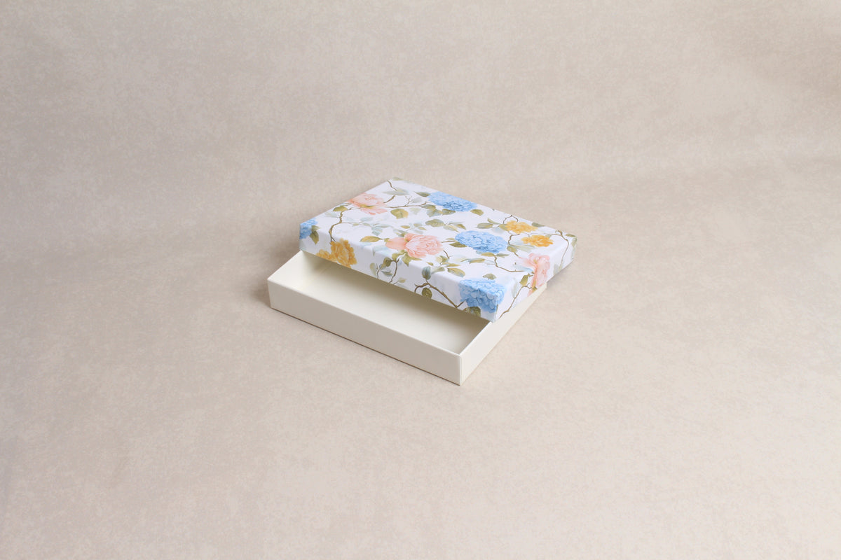 7.5" x 5.75" x 1.25" (12 Piece Chocolate Box) [Lid & Base Box]