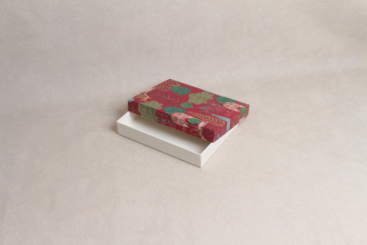 7.5" x 5.75" x 1.25" (12 Piece Chocolate Box) [Lid & Base Box]