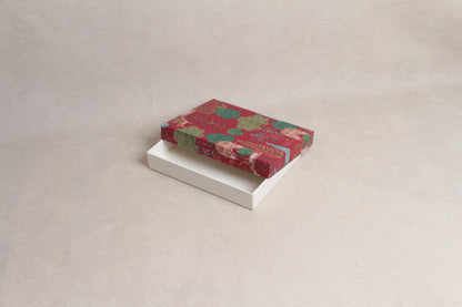 7.5" x 5.75" x 1.25" (12 Piece Chocolate Box) [Lid & Base Box]