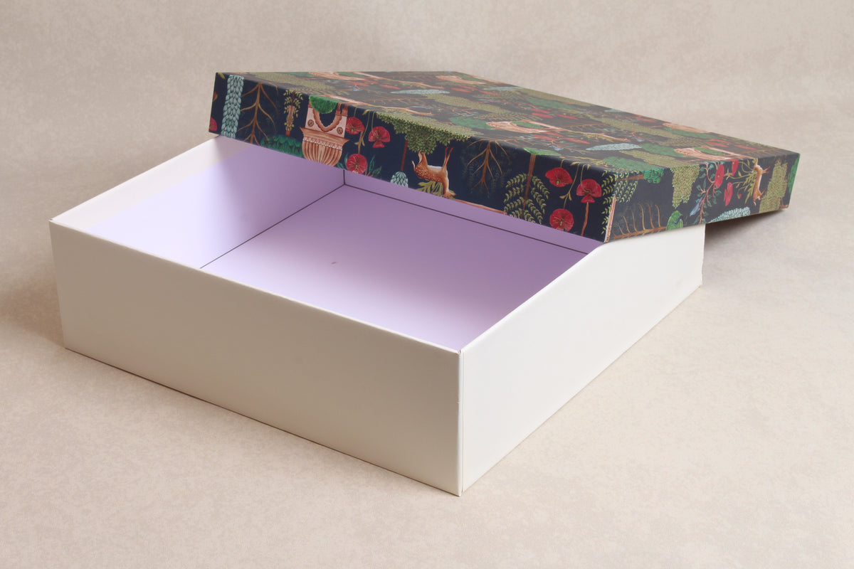 12" x 12" x 3.5" [Lid & Base Box]