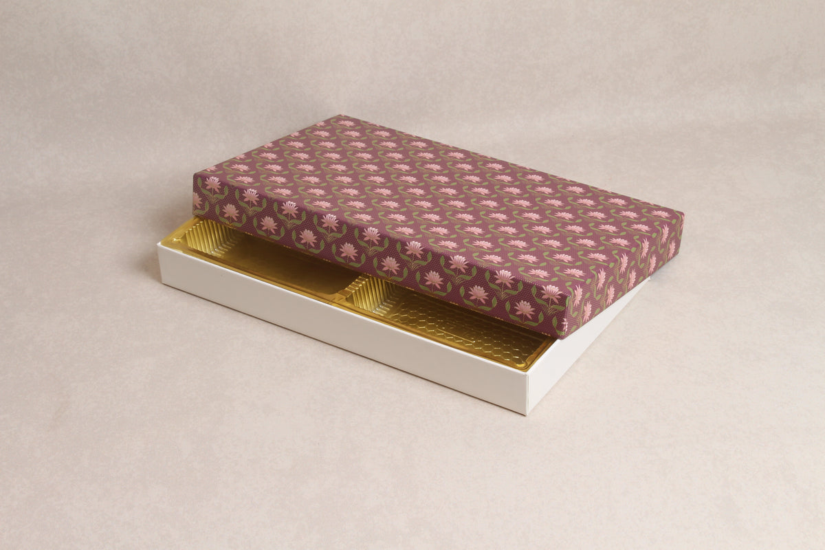 12" x 7.25" x 1.25" (1 Kg Mithai Boxes) [Lid & Base Box]