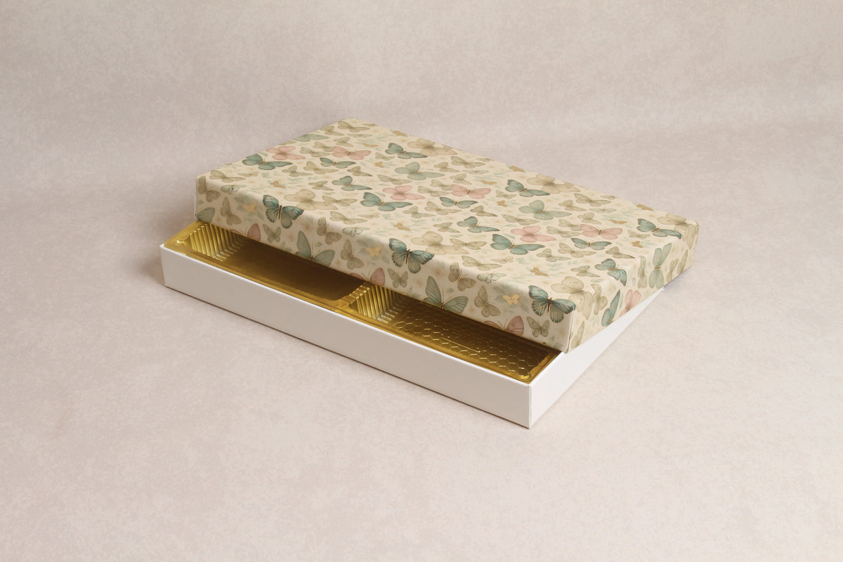 12" x 7.25" x 1.25" (1 Kg Mithai Boxes) [Lid & Base Box]