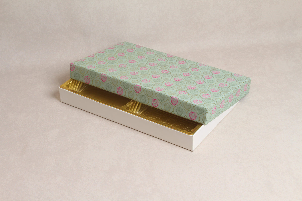 12" x 7.25" x 1.25" (1 Kg Mithai Boxes) [Lid & Base Box]