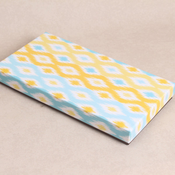 Yellow and Blue Ikat