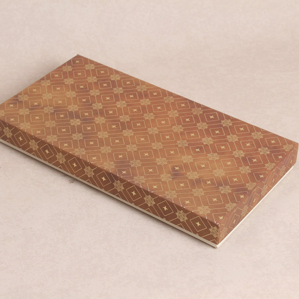 Geometric Chocolate Brown