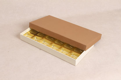11" x 5.75" x 1.25" (18 Piece Chocolate Box)