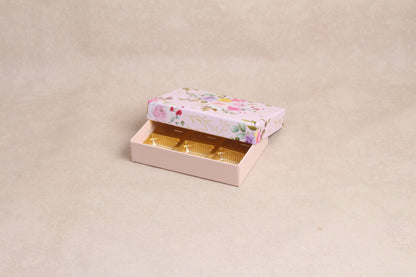 5.75" x 4" x 1.25" ( 6 Piece Chocolate Box )