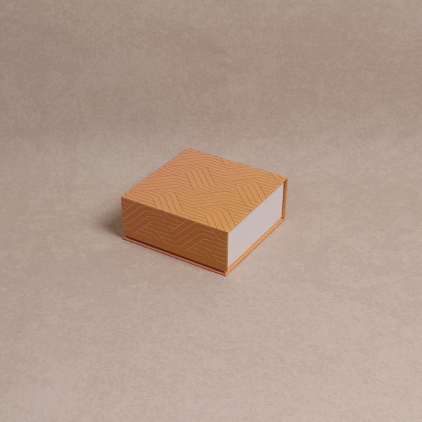 Geometric Lines Peach Sage