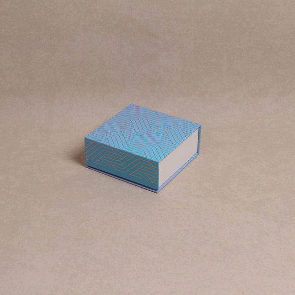 Geometric Lines Blue