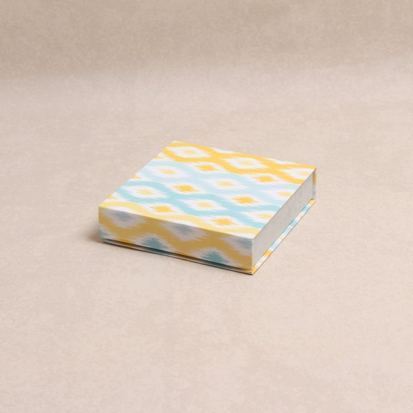 Yellow and Blue Ikat