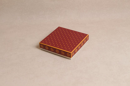 5.75" x 5.75" x 1.25" (9 Piece Chocolate Box)